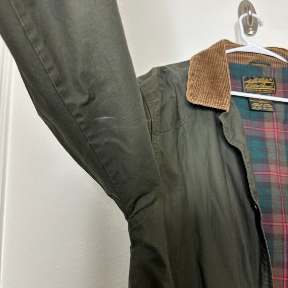 Vintage Eddie Bauer Flannel Lined Barn Jacket XL Tall - Picture 6 of 7